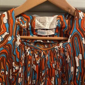 Dortona Colorful Abstract Blouse